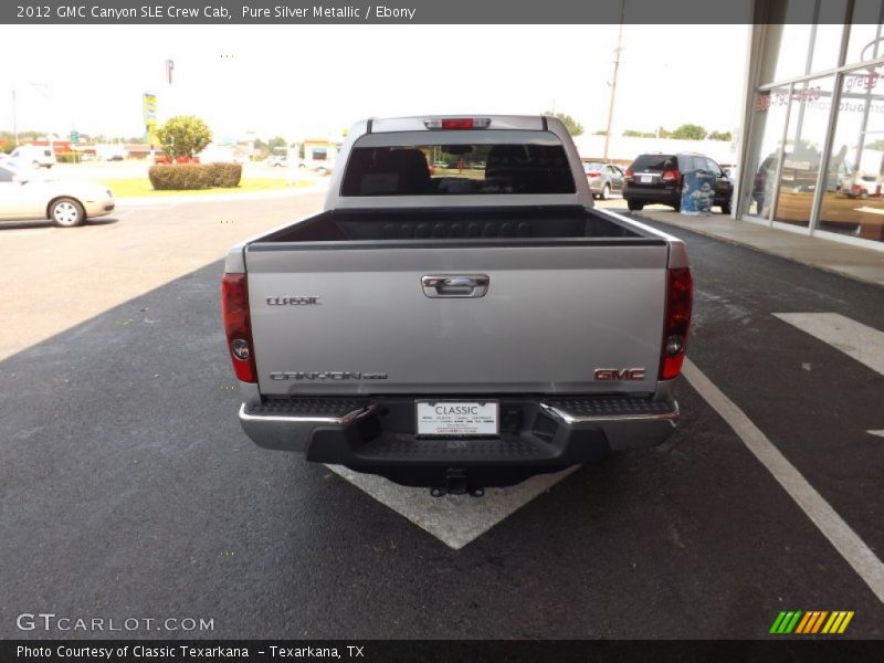 Pure Silver Metallic / Ebony 2012 GMC Canyon SLE Crew Cab