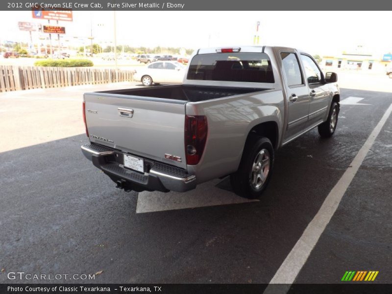 Pure Silver Metallic / Ebony 2012 GMC Canyon SLE Crew Cab