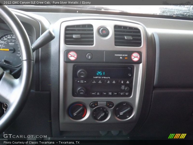 Pure Silver Metallic / Ebony 2012 GMC Canyon SLE Crew Cab