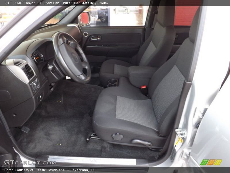 Pure Silver Metallic / Ebony 2012 GMC Canyon SLE Crew Cab
