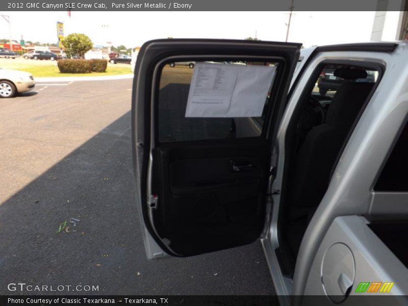 Pure Silver Metallic / Ebony 2012 GMC Canyon SLE Crew Cab