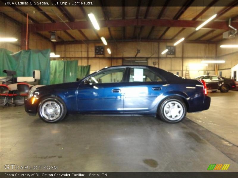 Blue Chip / Light Neutral 2004 Cadillac CTS Sedan