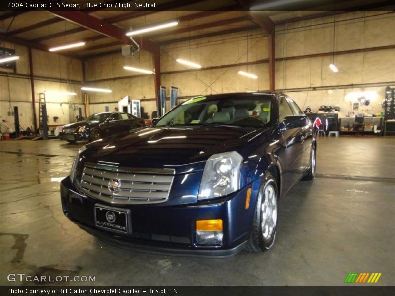 Blue Chip / Light Neutral 2004 Cadillac CTS Sedan