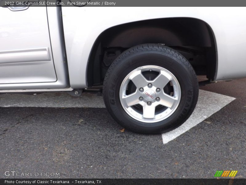 Pure Silver Metallic / Ebony 2012 GMC Canyon SLE Crew Cab