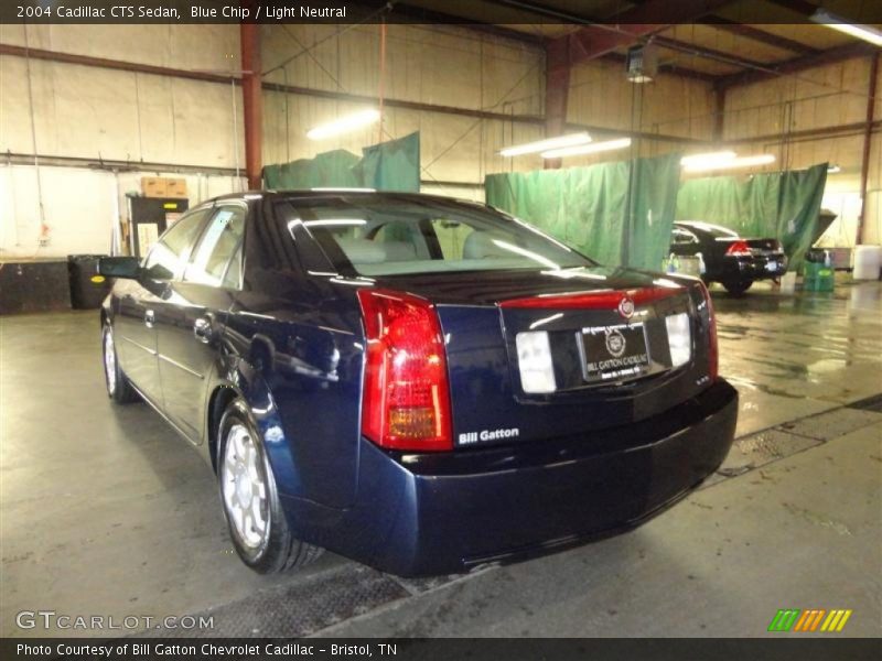 Blue Chip / Light Neutral 2004 Cadillac CTS Sedan