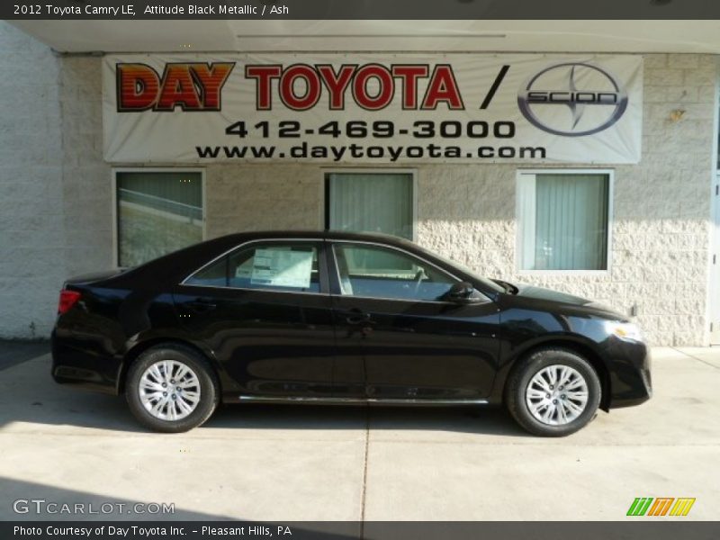 Attitude Black Metallic / Ash 2012 Toyota Camry LE