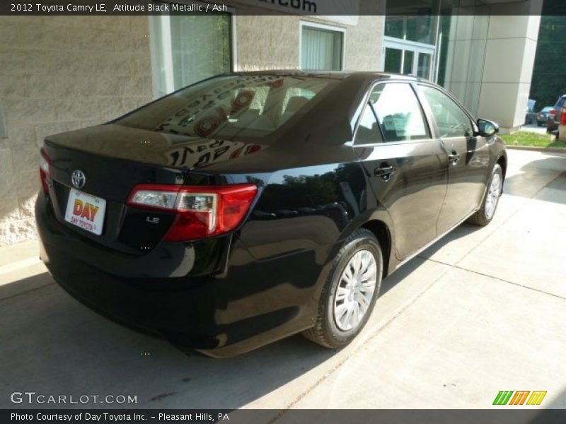 Attitude Black Metallic / Ash 2012 Toyota Camry LE