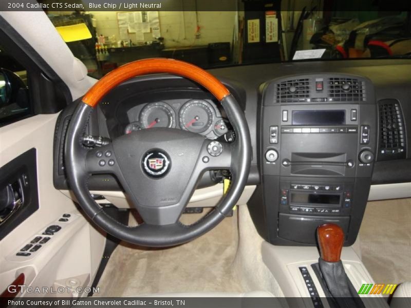 Blue Chip / Light Neutral 2004 Cadillac CTS Sedan