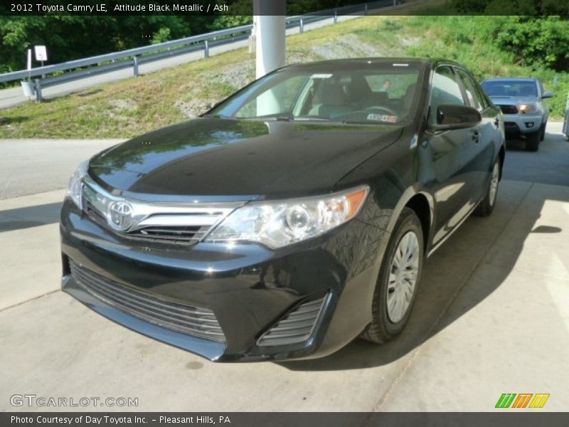 Attitude Black Metallic / Ash 2012 Toyota Camry LE
