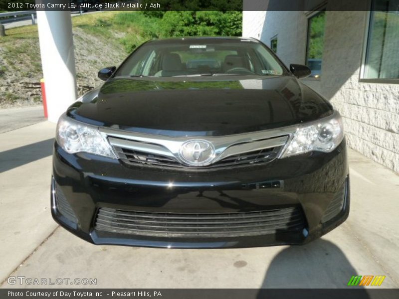 Attitude Black Metallic / Ash 2012 Toyota Camry LE