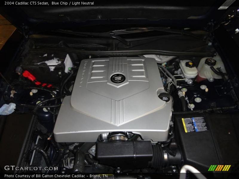 Blue Chip / Light Neutral 2004 Cadillac CTS Sedan
