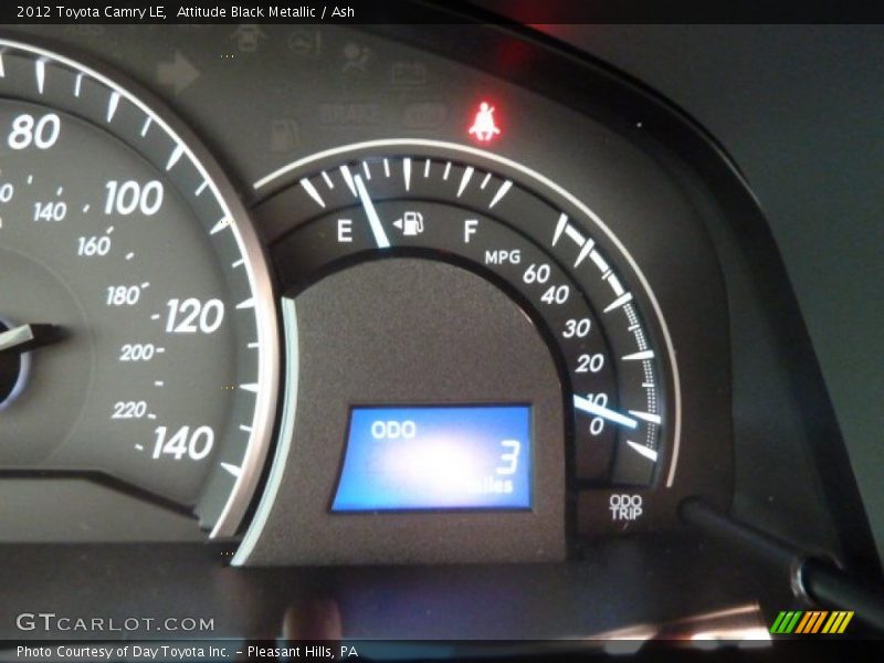 Attitude Black Metallic / Ash 2012 Toyota Camry LE
