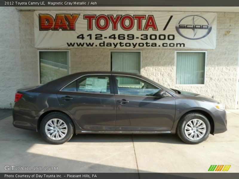 Magnetic Gray Metallic / Ash 2012 Toyota Camry LE