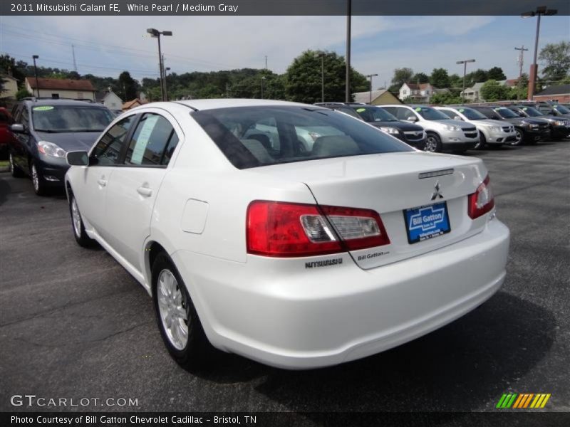 White Pearl / Medium Gray 2011 Mitsubishi Galant FE