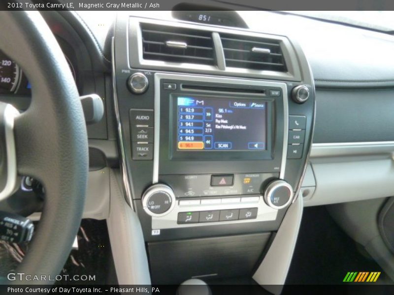 Magnetic Gray Metallic / Ash 2012 Toyota Camry LE