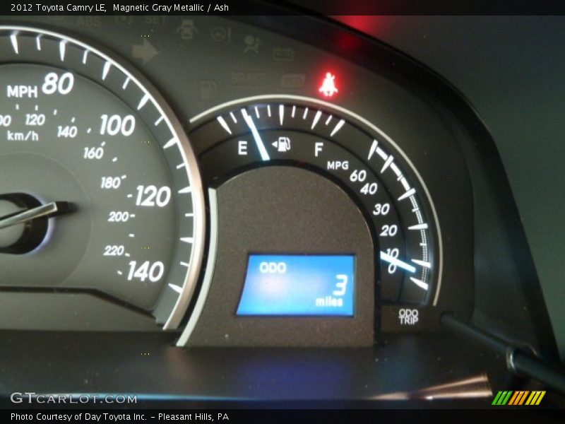 Magnetic Gray Metallic / Ash 2012 Toyota Camry LE