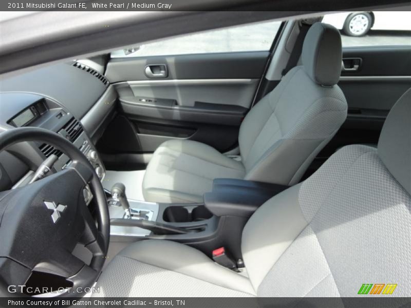 White Pearl / Medium Gray 2011 Mitsubishi Galant FE