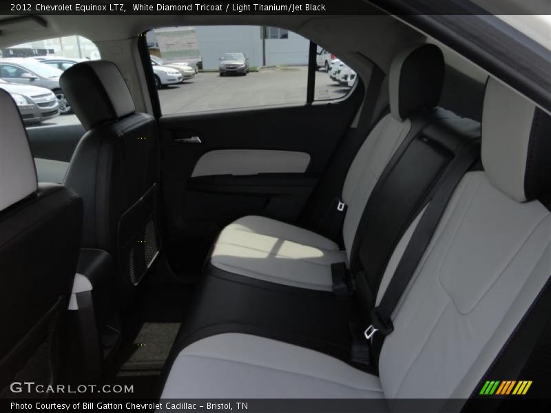 White Diamond Tricoat / Light Titanium/Jet Black 2012 Chevrolet Equinox LTZ