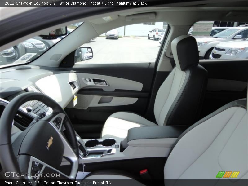 White Diamond Tricoat / Light Titanium/Jet Black 2012 Chevrolet Equinox LTZ