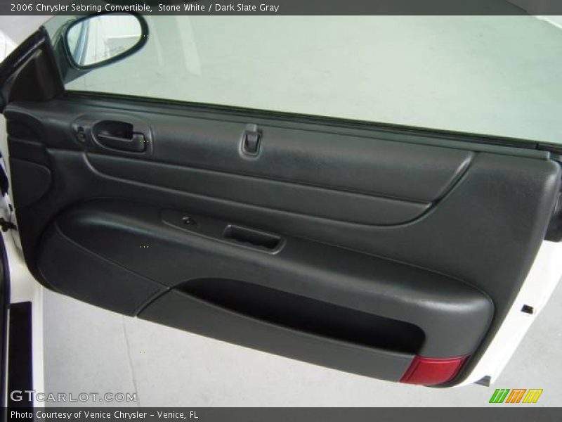 Stone White / Dark Slate Gray 2006 Chrysler Sebring Convertible