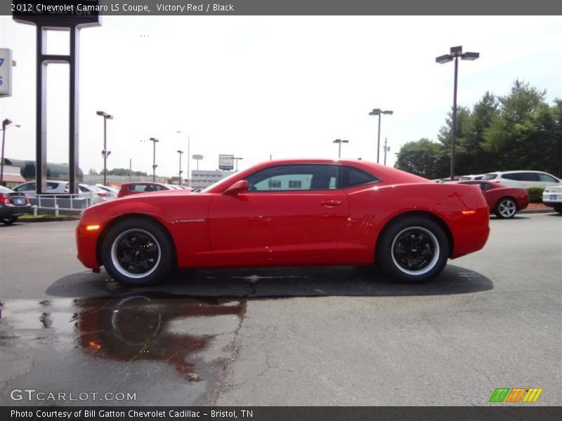 Victory Red / Black 2012 Chevrolet Camaro LS Coupe