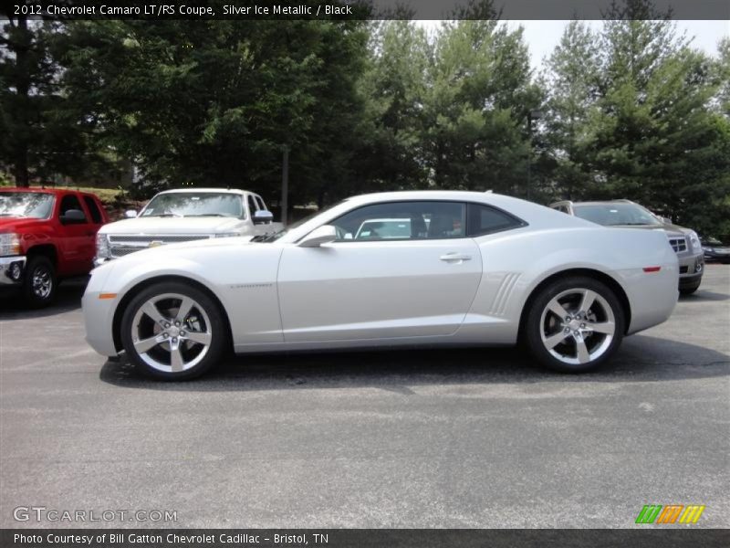 Silver Ice Metallic / Black 2012 Chevrolet Camaro LT/RS Coupe