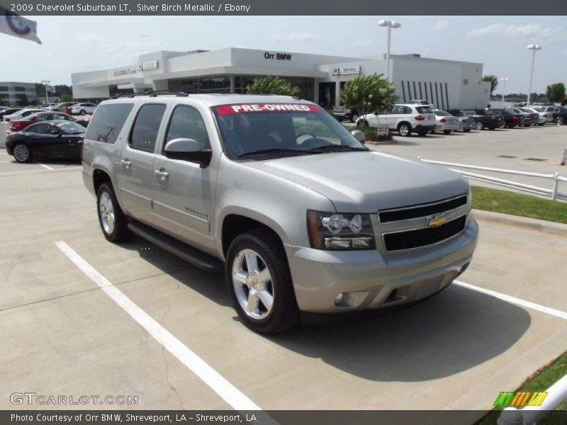 Silver Birch Metallic / Ebony 2009 Chevrolet Suburban LT