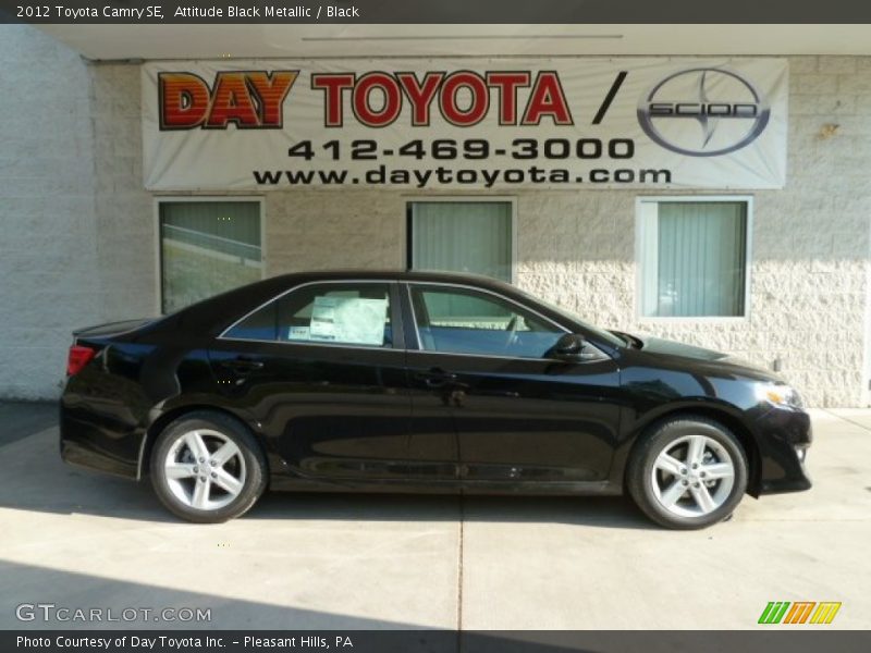 Attitude Black Metallic / Black 2012 Toyota Camry SE