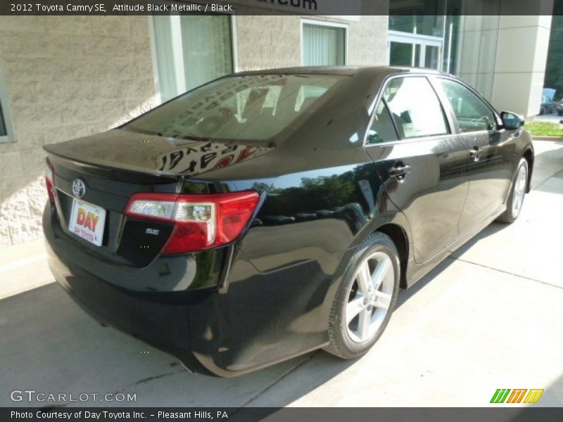 Attitude Black Metallic / Black 2012 Toyota Camry SE