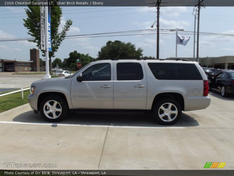 Silver Birch Metallic / Ebony 2009 Chevrolet Suburban LT