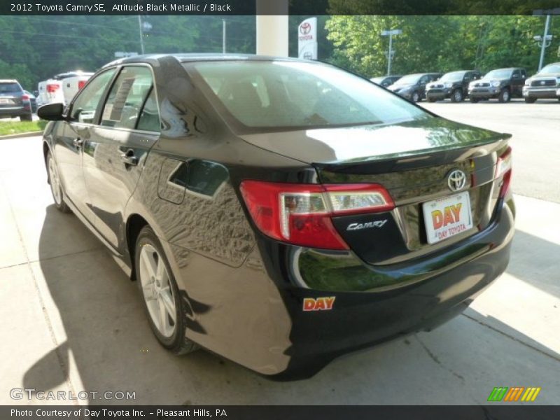 Attitude Black Metallic / Black 2012 Toyota Camry SE