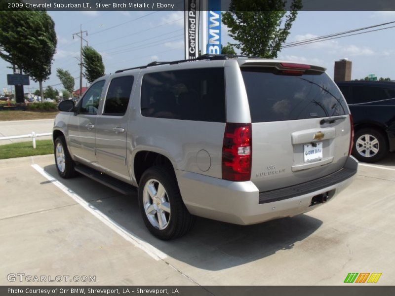 Silver Birch Metallic / Ebony 2009 Chevrolet Suburban LT