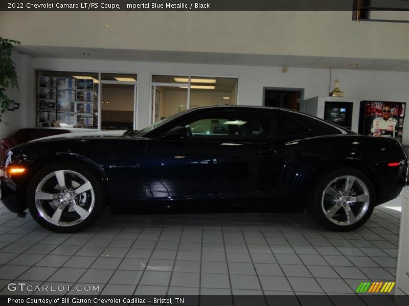 Imperial Blue Metallic / Black 2012 Chevrolet Camaro LT/RS Coupe