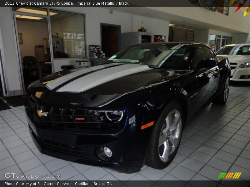 Imperial Blue Metallic / Black 2012 Chevrolet Camaro LT/RS Coupe