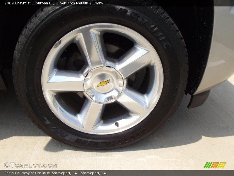 Silver Birch Metallic / Ebony 2009 Chevrolet Suburban LT