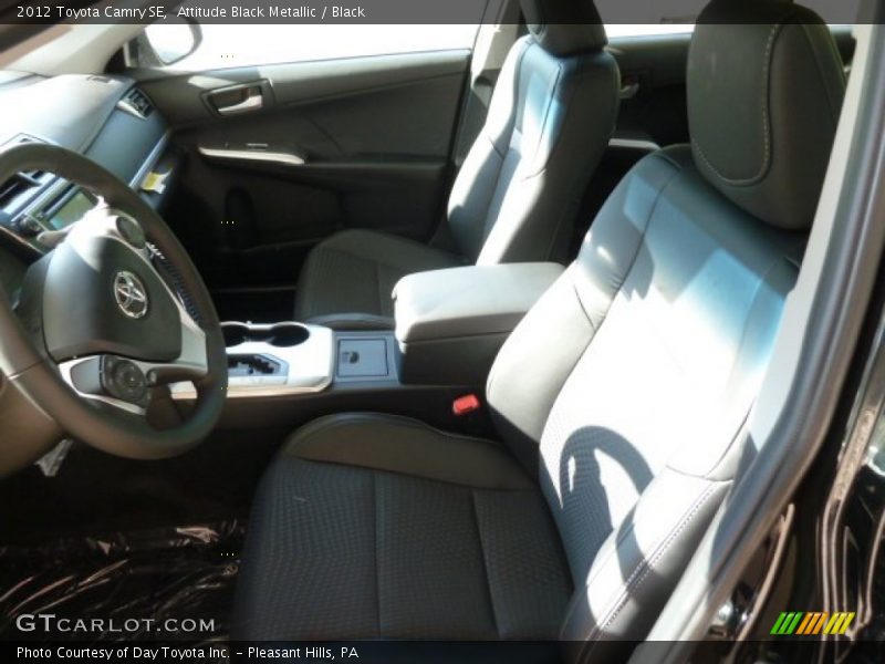 Attitude Black Metallic / Black 2012 Toyota Camry SE