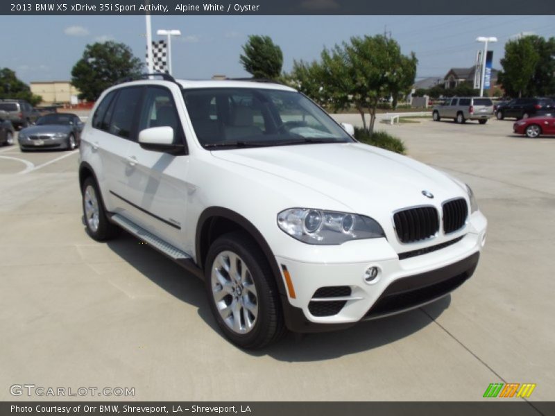 Alpine White / Oyster 2013 BMW X5 xDrive 35i Sport Activity