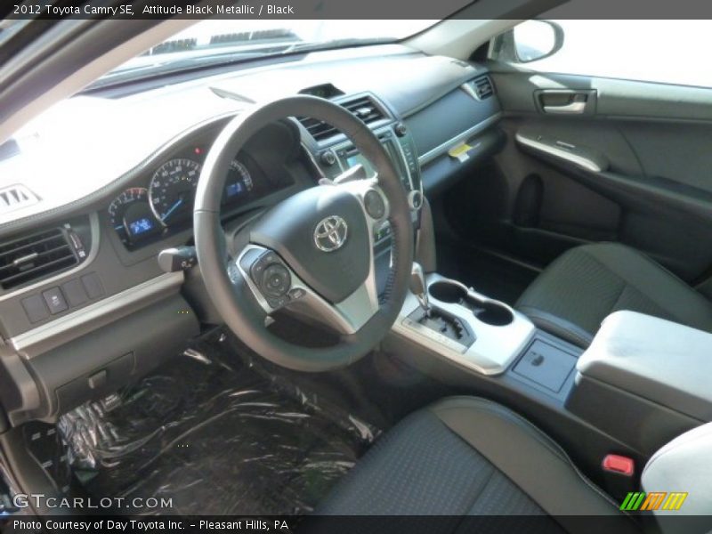 Attitude Black Metallic / Black 2012 Toyota Camry SE