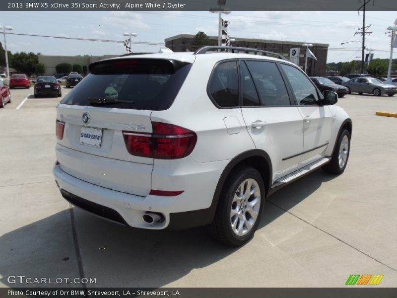 Alpine White / Oyster 2013 BMW X5 xDrive 35i Sport Activity