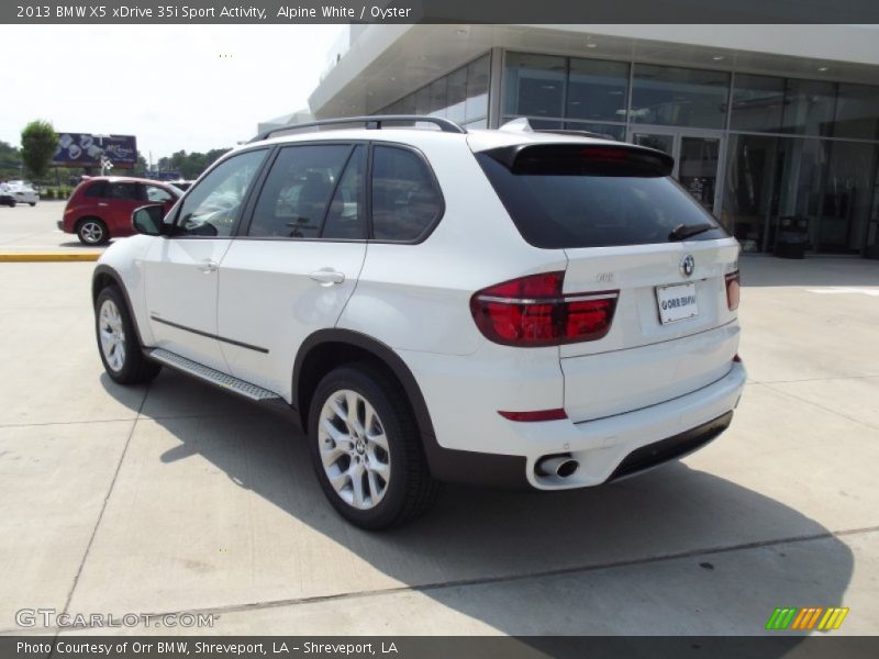 Alpine White / Oyster 2013 BMW X5 xDrive 35i Sport Activity