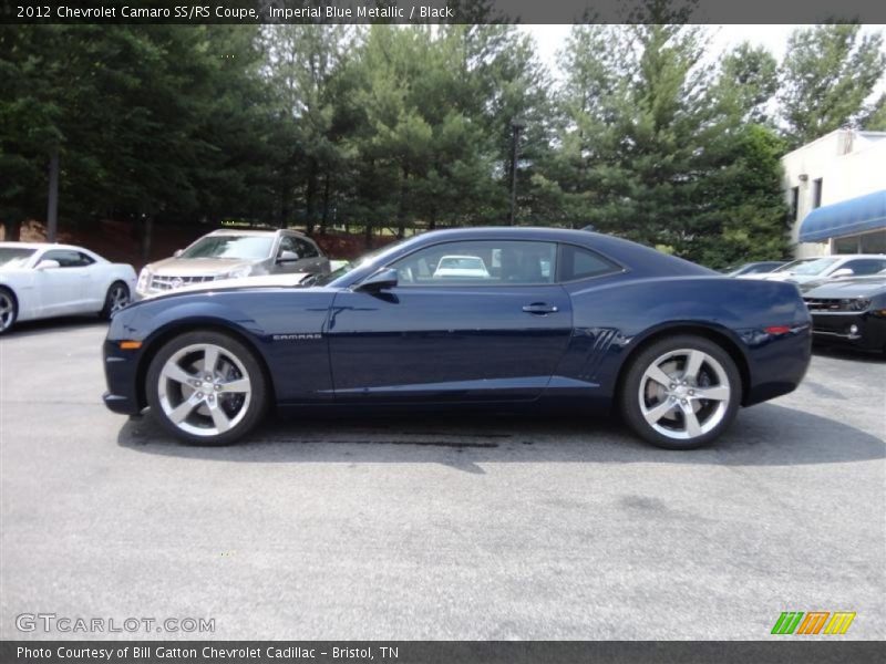 Imperial Blue Metallic / Black 2012 Chevrolet Camaro SS/RS Coupe