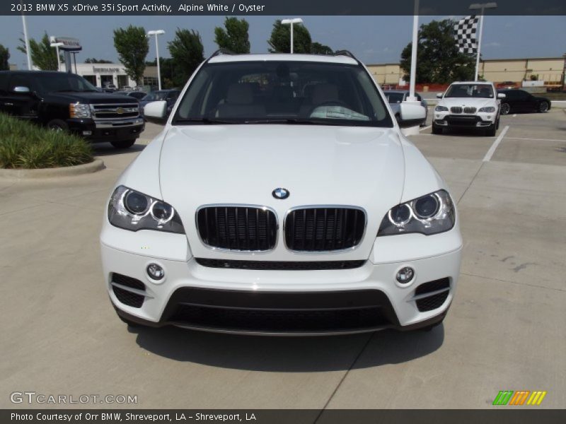 Alpine White / Oyster 2013 BMW X5 xDrive 35i Sport Activity