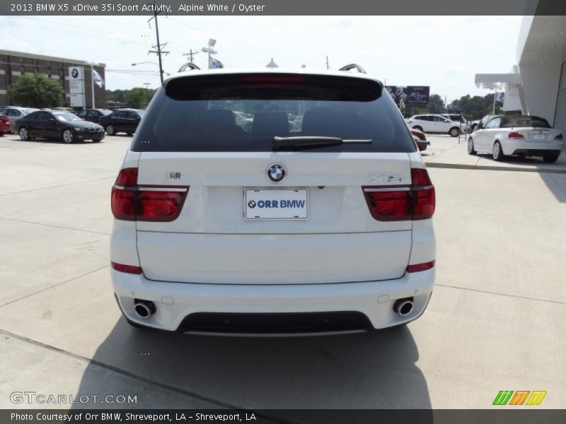 Alpine White / Oyster 2013 BMW X5 xDrive 35i Sport Activity