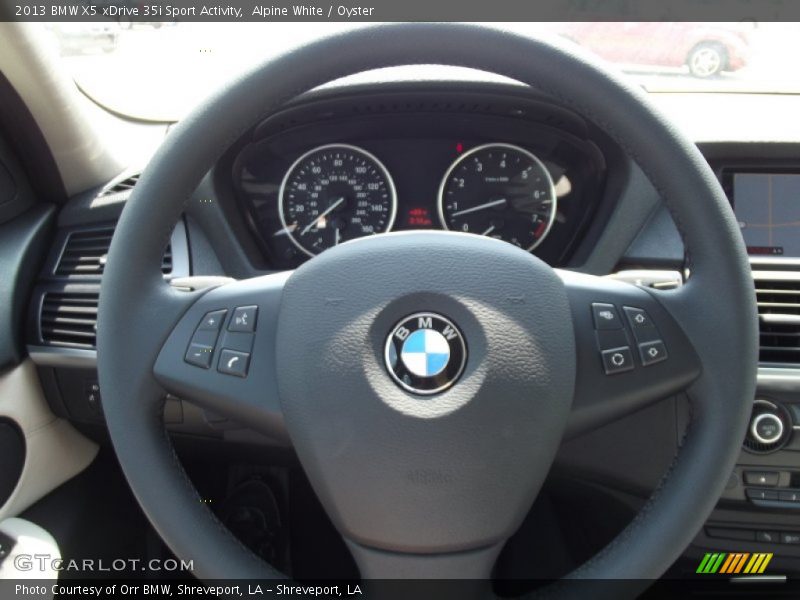 Alpine White / Oyster 2013 BMW X5 xDrive 35i Sport Activity