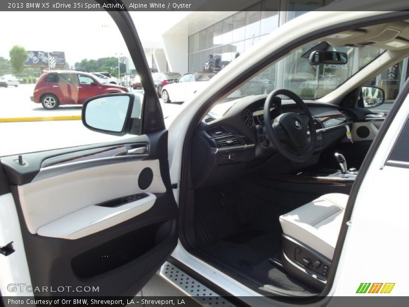 Alpine White / Oyster 2013 BMW X5 xDrive 35i Sport Activity