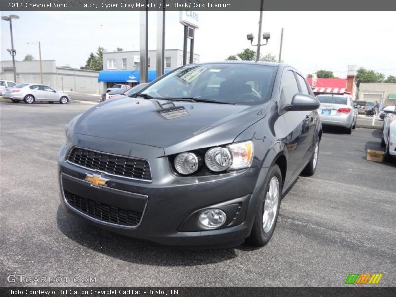 Cyber Gray Metallic / Jet Black/Dark Titanium 2012 Chevrolet Sonic LT Hatch