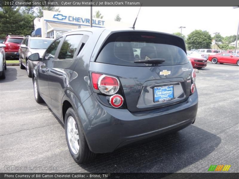 Cyber Gray Metallic / Jet Black/Dark Titanium 2012 Chevrolet Sonic LT Hatch