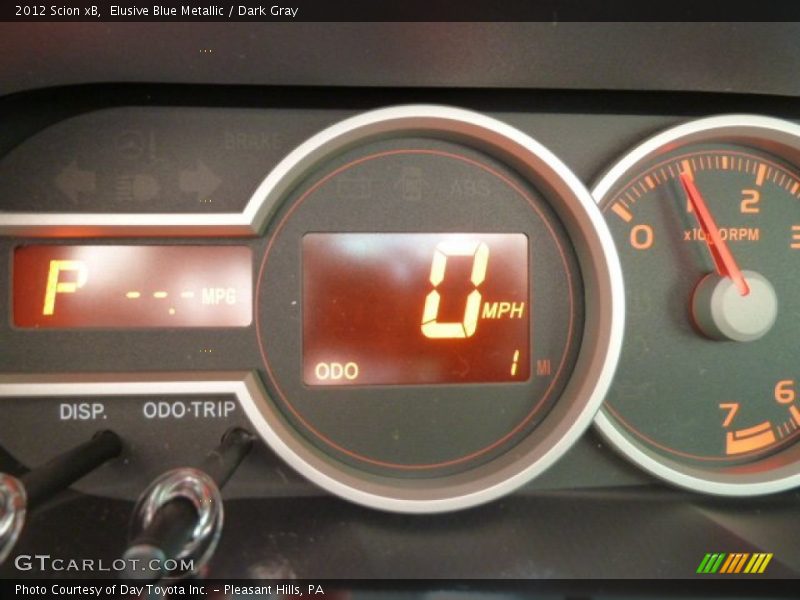 Elusive Blue Metallic / Dark Gray 2012 Scion xB