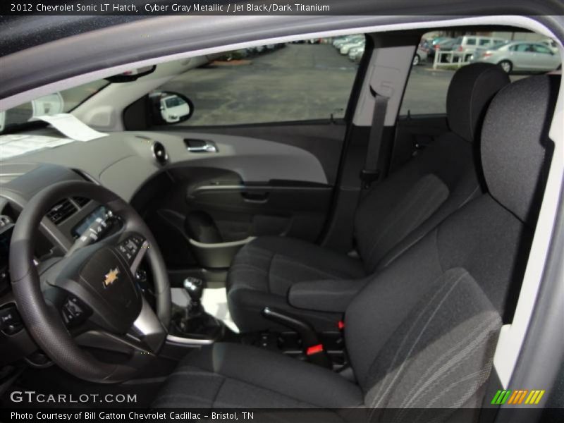 Cyber Gray Metallic / Jet Black/Dark Titanium 2012 Chevrolet Sonic LT Hatch