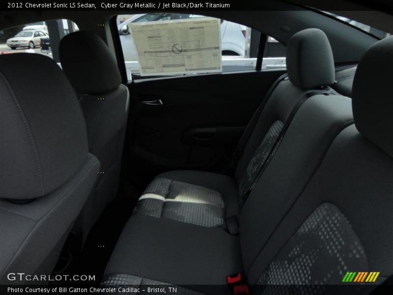 Cyber Gray Metallic / Jet Black/Dark Titanium 2012 Chevrolet Sonic LS Sedan